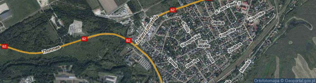 Zdjęcie satelitarne Kwiatowa ul.